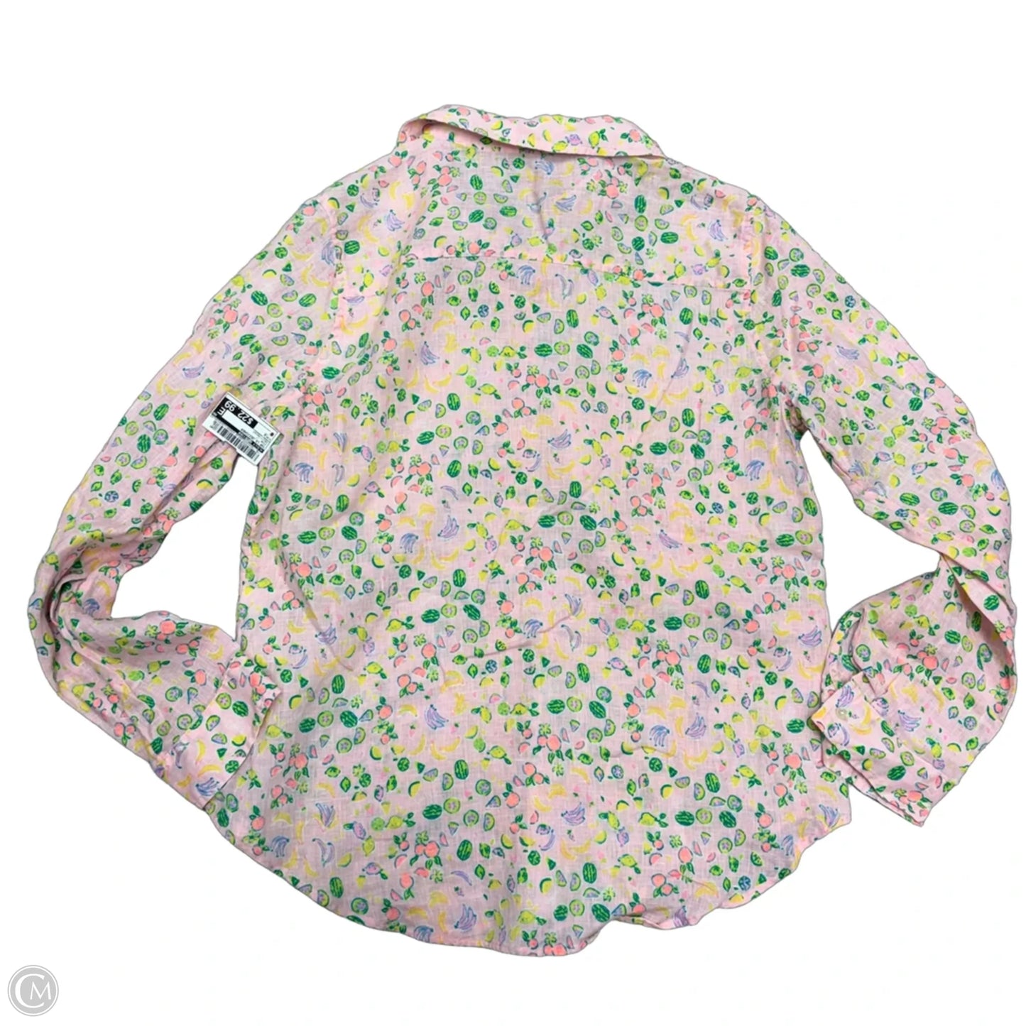 Top Long Sleeve Designer By Lilly Pulitzer In Pink, Size: M
