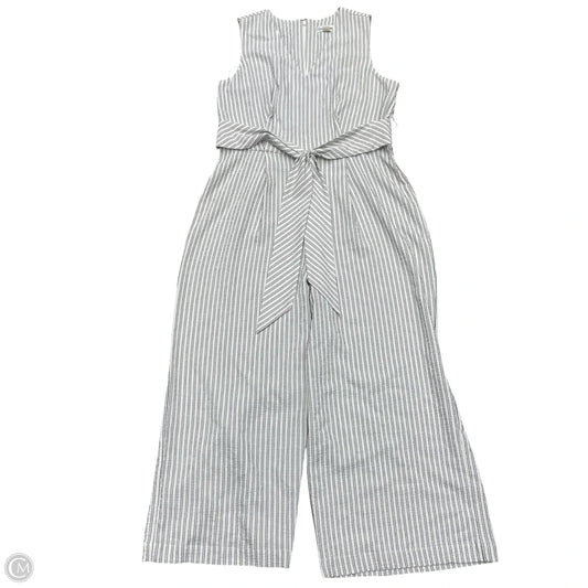 Jumpsuit By Calvin Klein In Striped Pattern, Size: M
