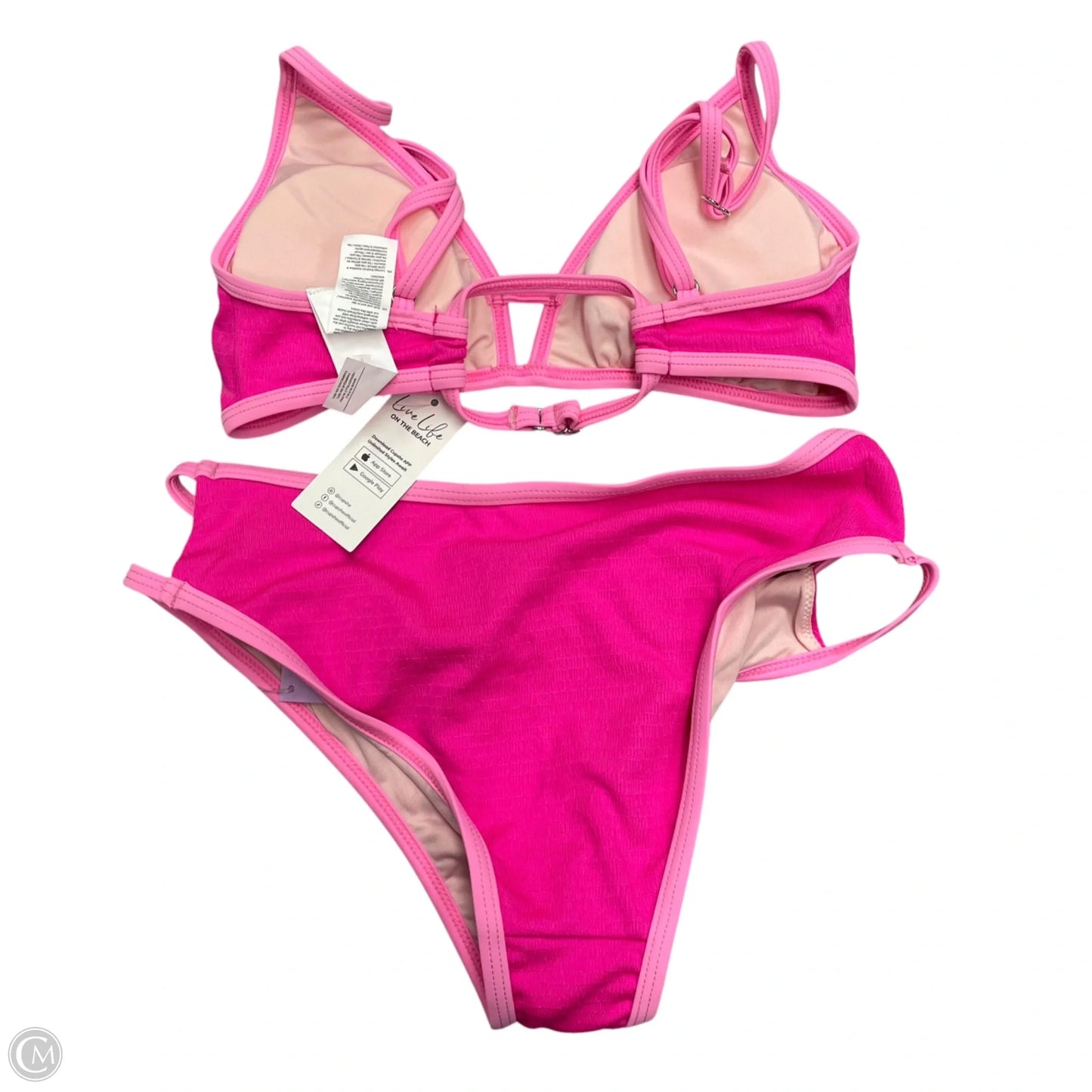 Swimsuit 2pc By Cupshe In Pink, Size: S
