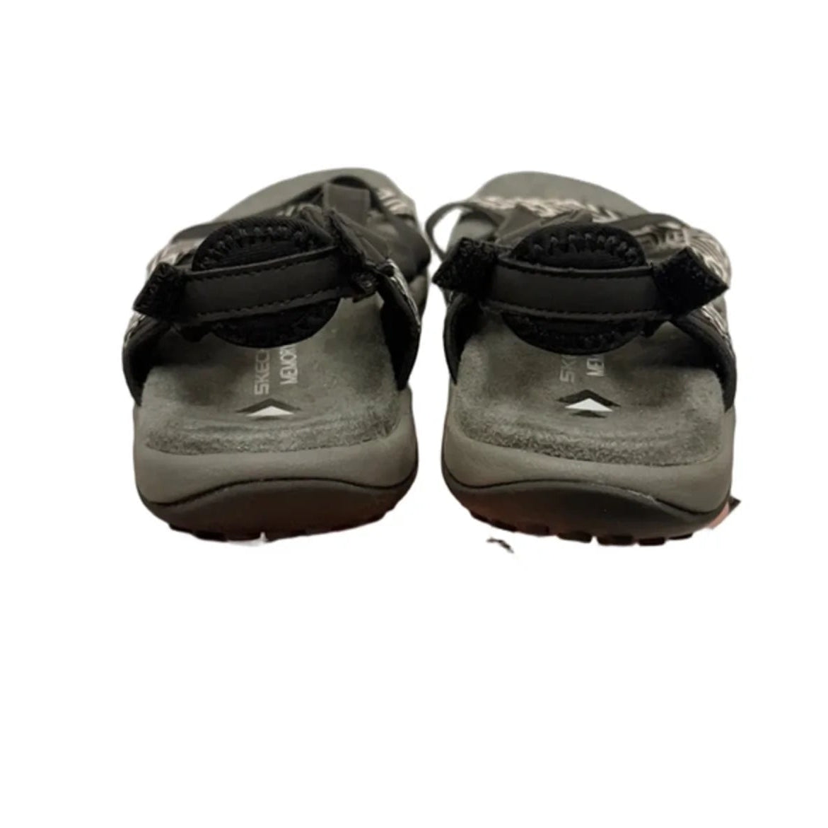 Sandals Sport By Skechers In Black & Grey, Size: 8