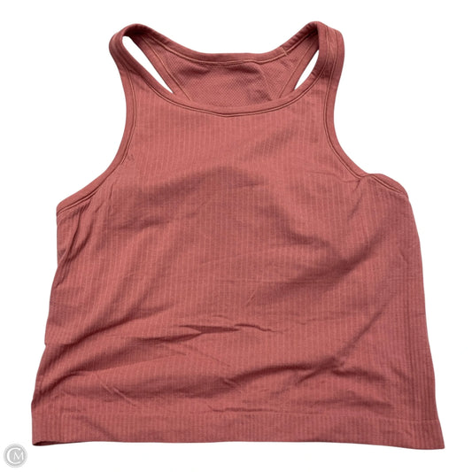 Athletic Tank Top By Lululemon In Mauve, Size: M