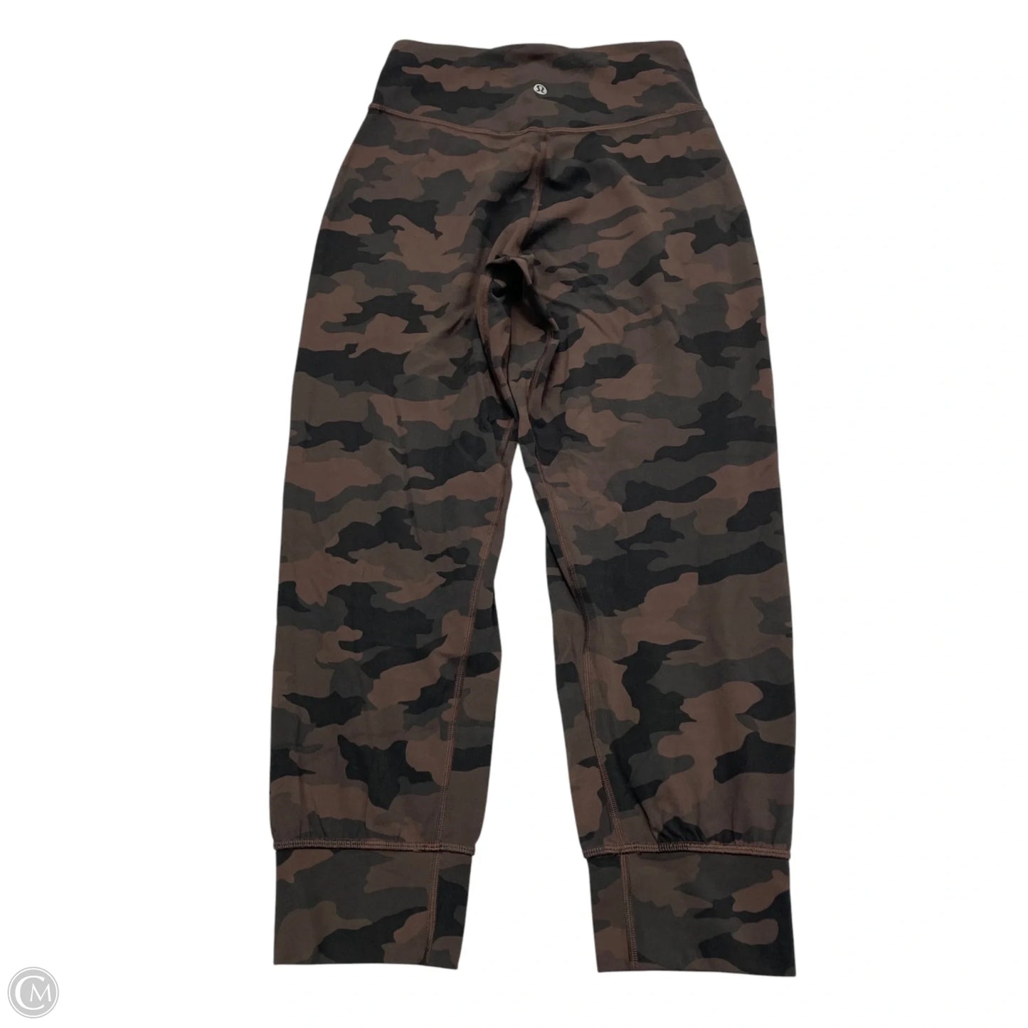 Athletic Pants By Lululemon In Black & Brown, Size: S
