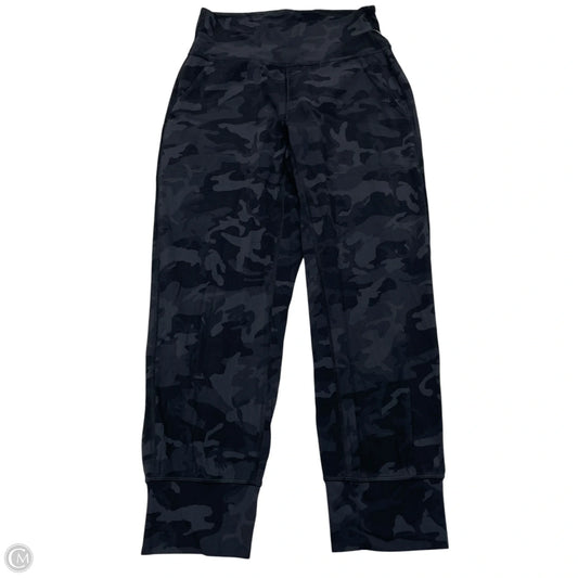 Athletic Pants By Lululemon In Black & Grey, Size: S