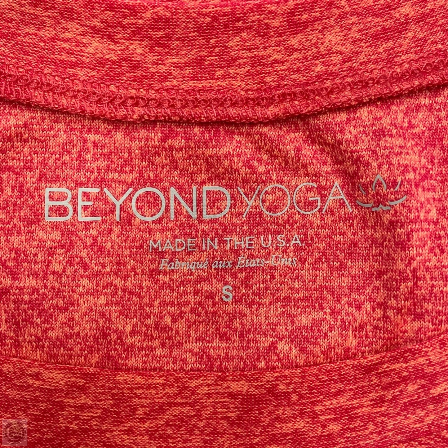 Athletic Tank Top By Beyond Yoga In Pink & Red, Size: S