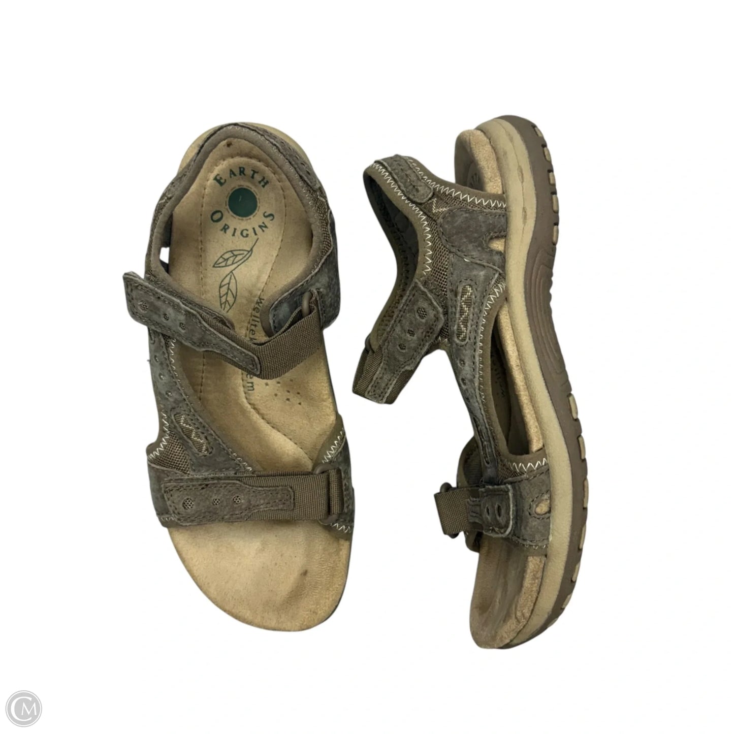 Sandals Flats By Earth Origins In Tan, Size: 6.5