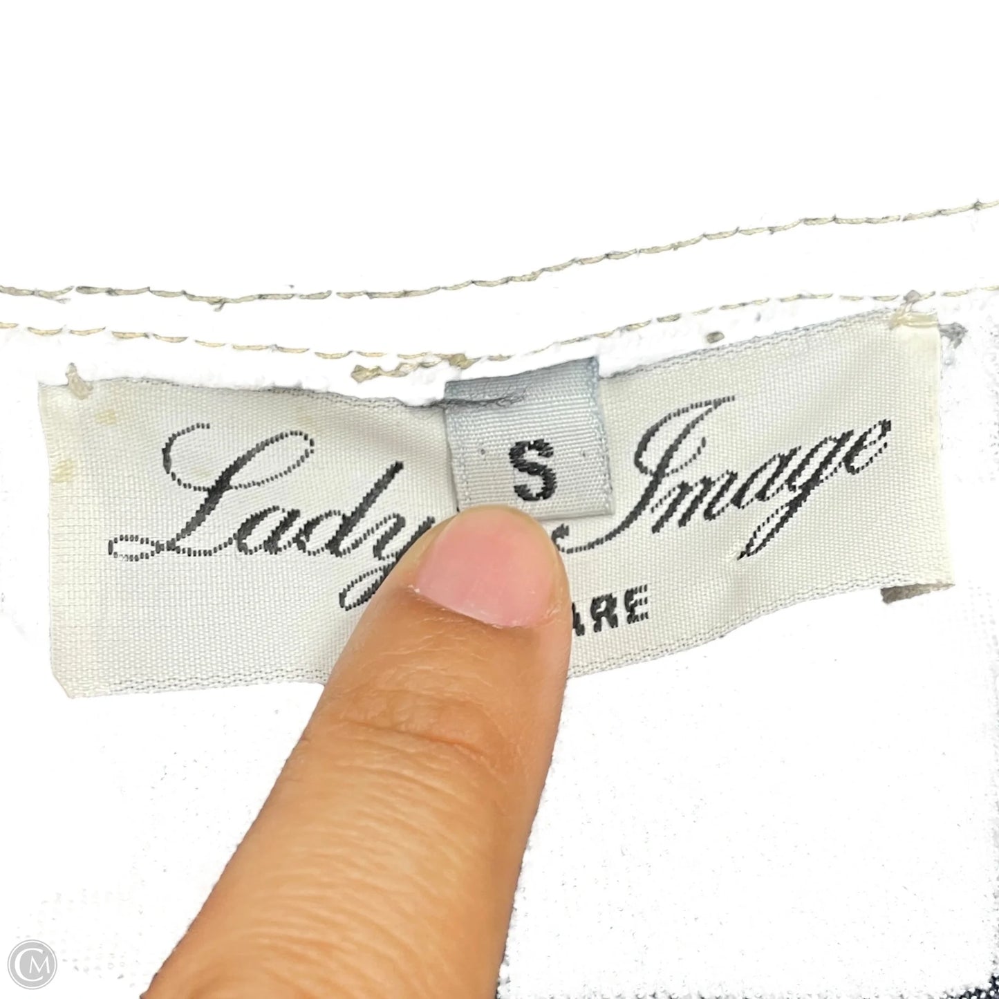 Jacket Denim By Ladys Image In Blue Denim, Size: S