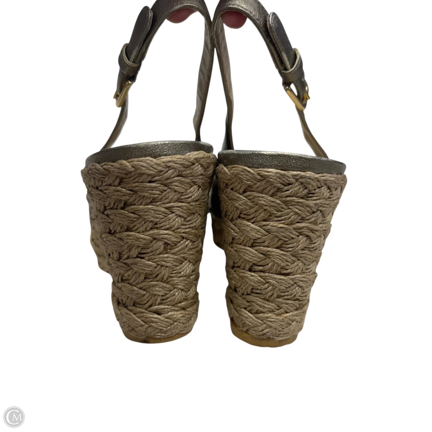 Sandals Designer By Stuart Weitzman In Gold, Size: 10