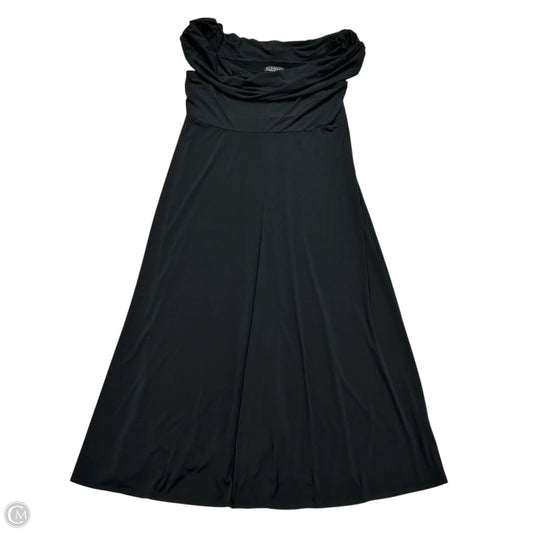 Dress Party Long By Eloquii In Black, Size: Xl
