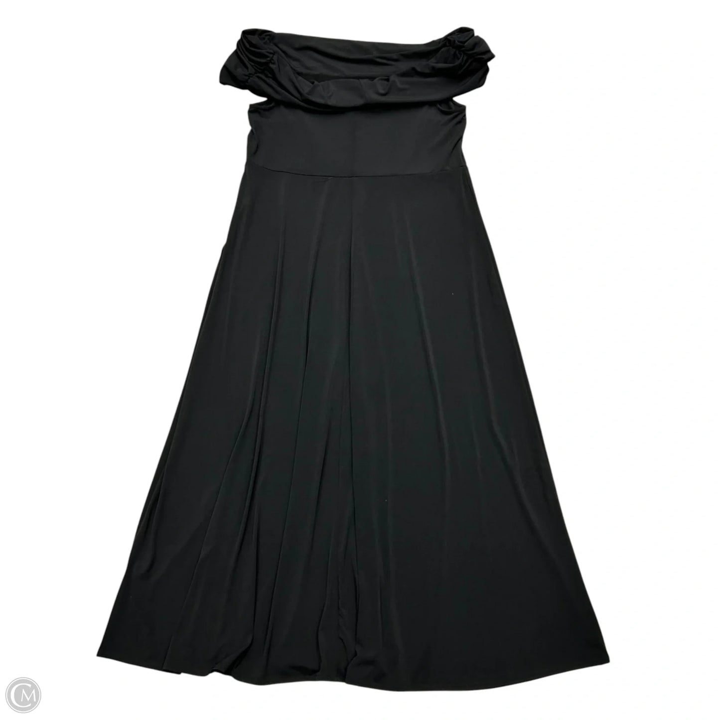 Dress Party Long By Eloquii In Black, Size: Xl
