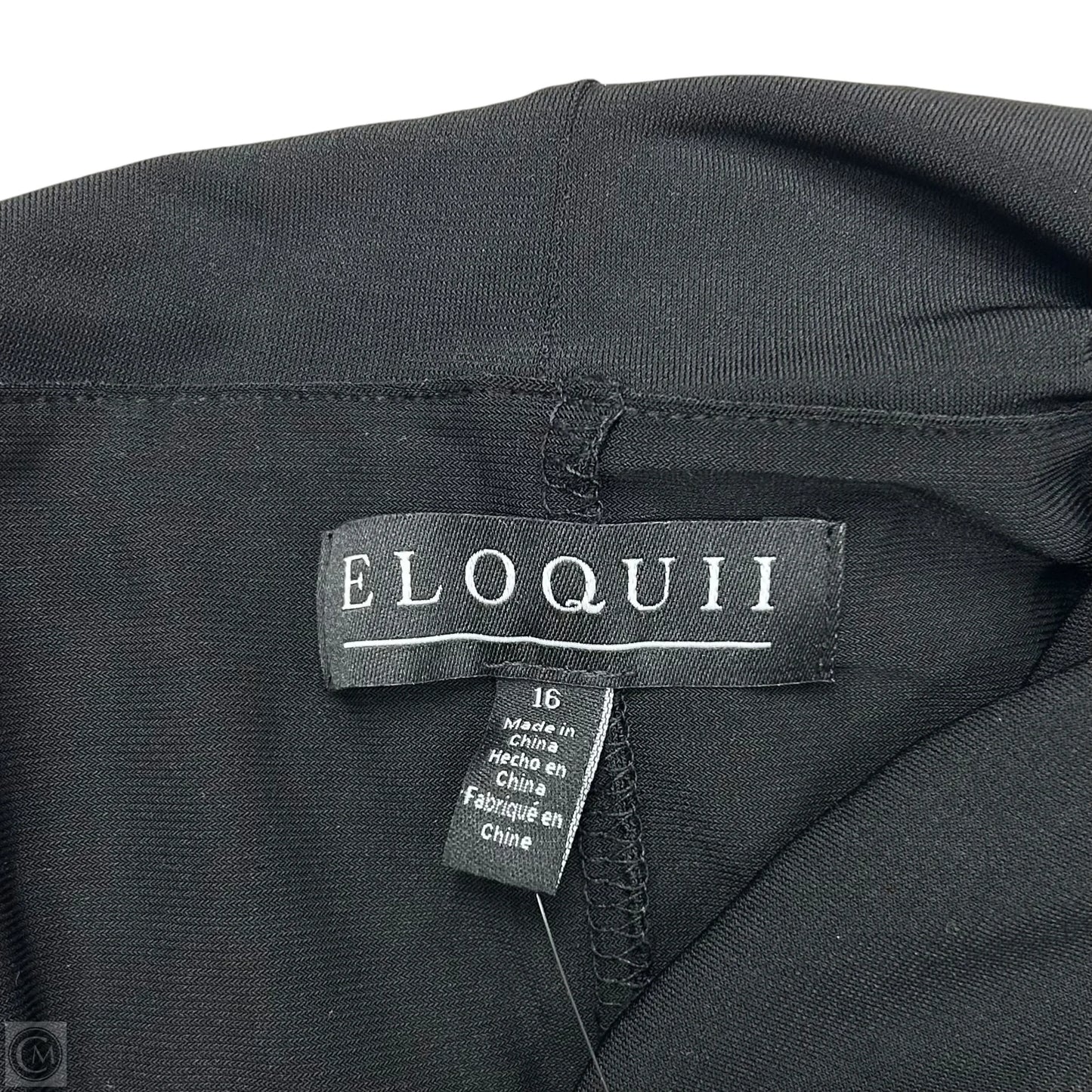 Dress Party Long By Eloquii In Black, Size: Xl