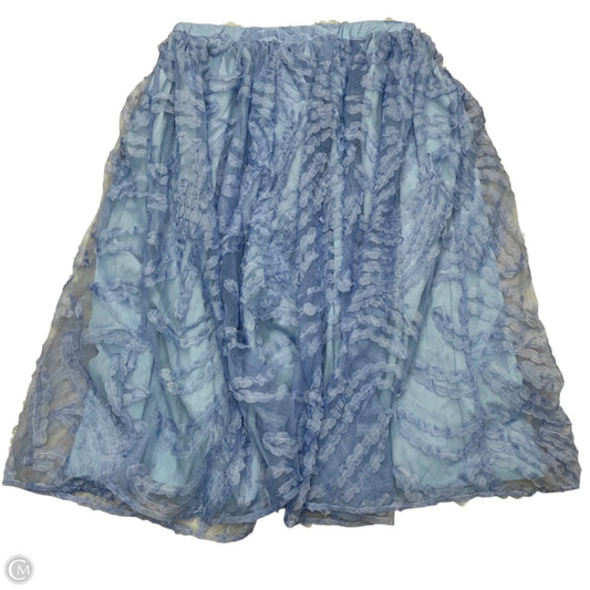 Skirt Midi By Eloquii In Blue, Size: 14