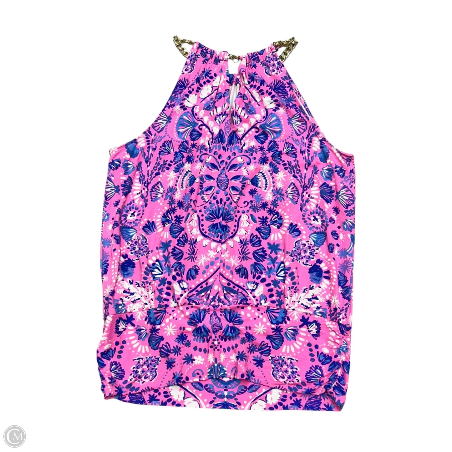Top Sleeveless Designer By Lilly Pulitzer In Pink, Size: L