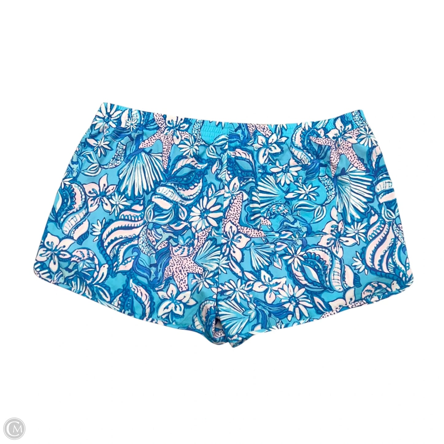 Shorts Designer By Lilly Pulitzer In Blue & Pink, Size: Xl