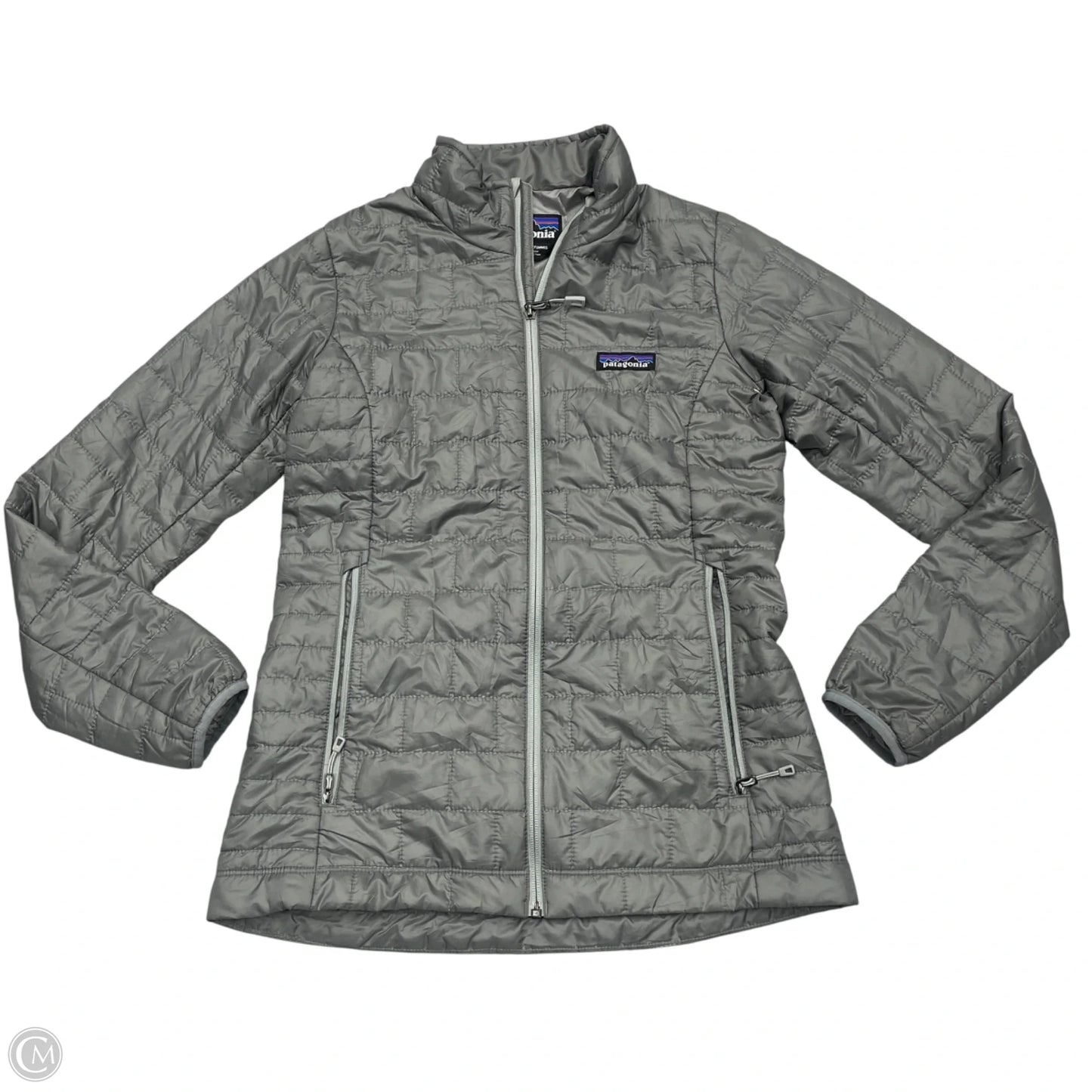 Athletic Jacket By Patagonia In Grey, Size: Xs