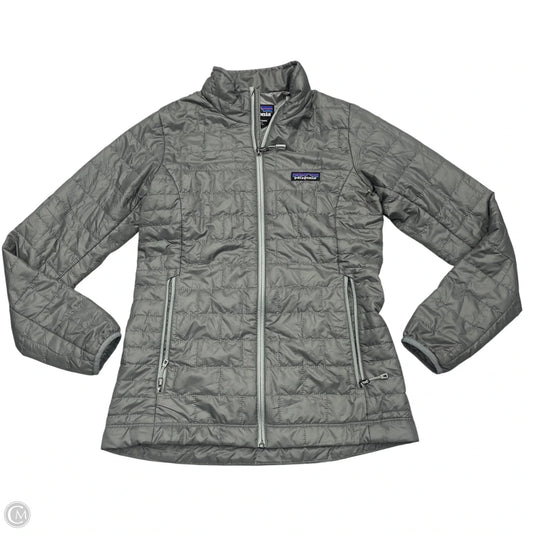 Athletic Jacket By Patagonia In Grey, Size: Xs