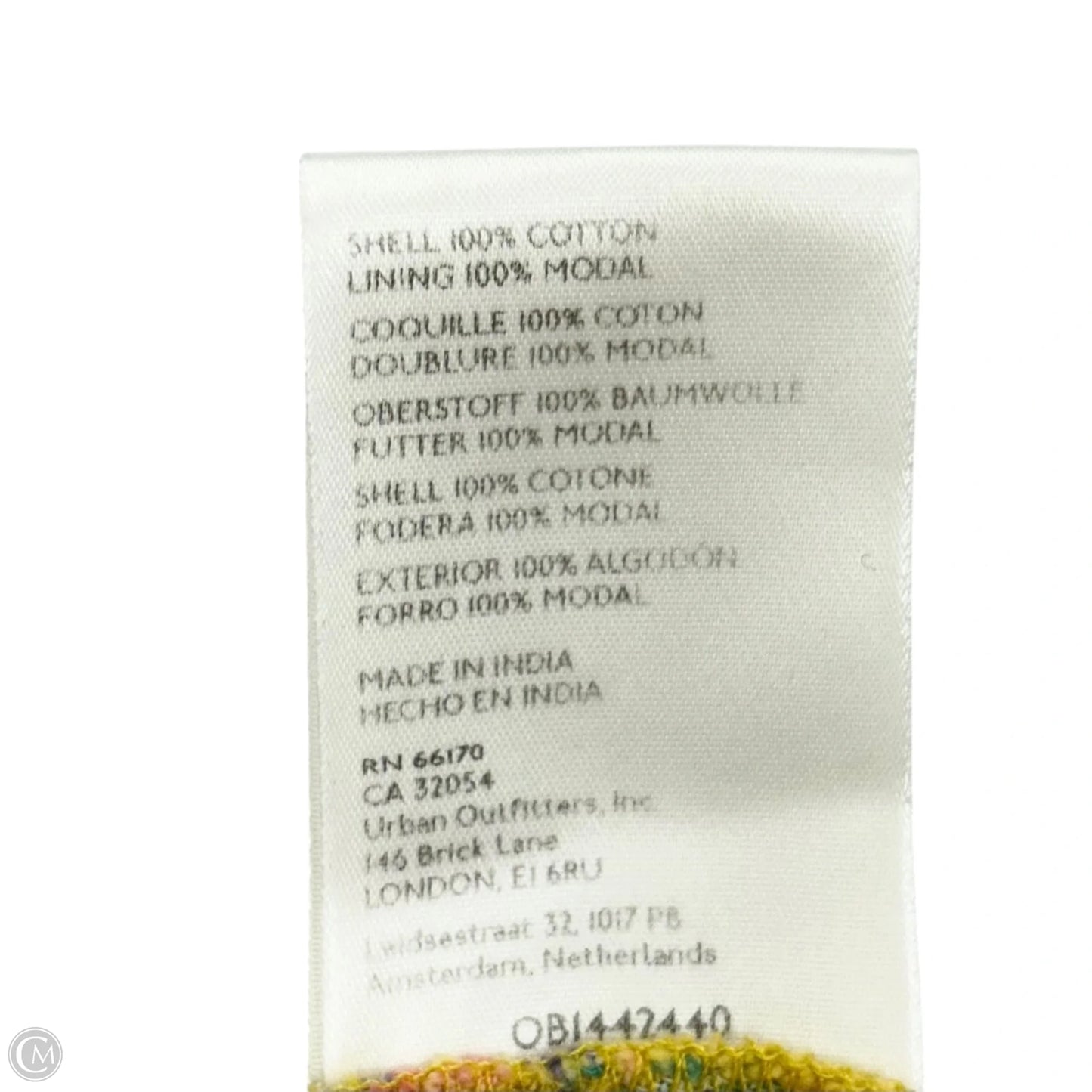 Top Sleeveless By Free People In Yellow, Size: Xs