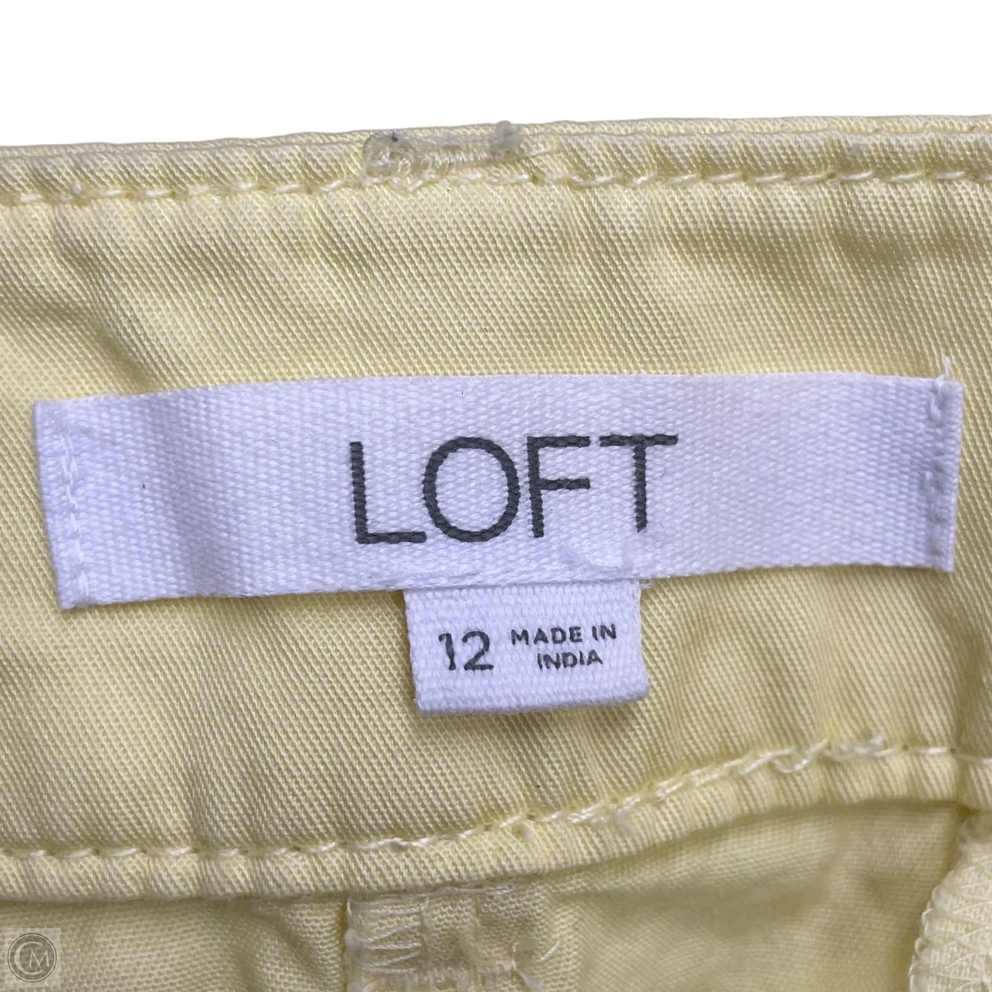 Jacket Shirt By Gap In Yellow, Size: Xl