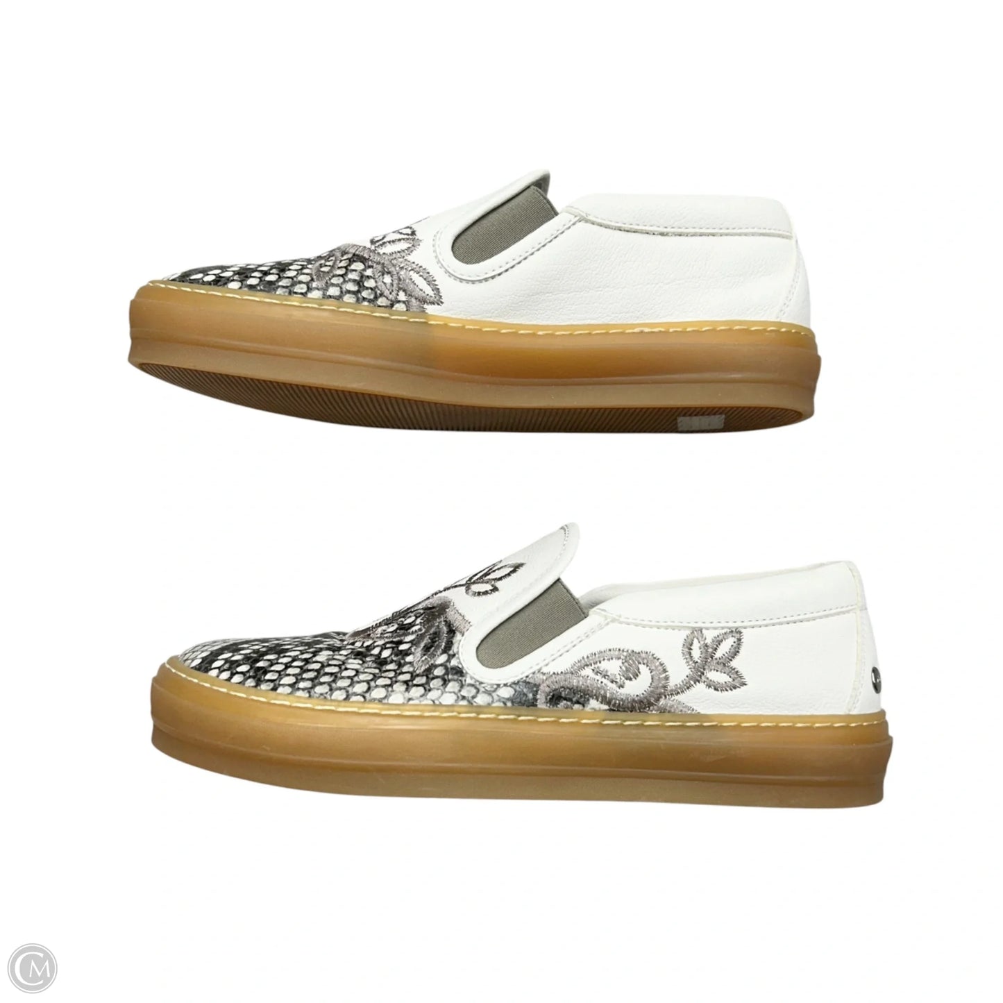Shoes Sneakers By Agl In Snakeskin Print, Size: 6.5