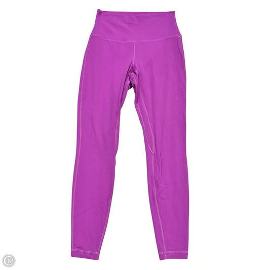 Athletic Leggings By Lululemon In Purple, Size: M