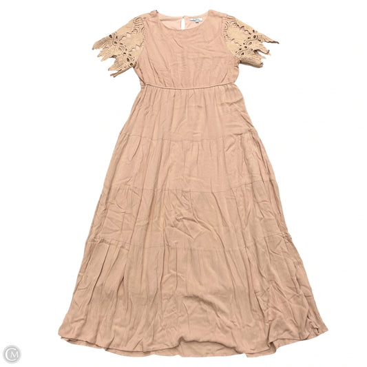 Dress Casual Maxi By Polygram In Mauve, Size: M