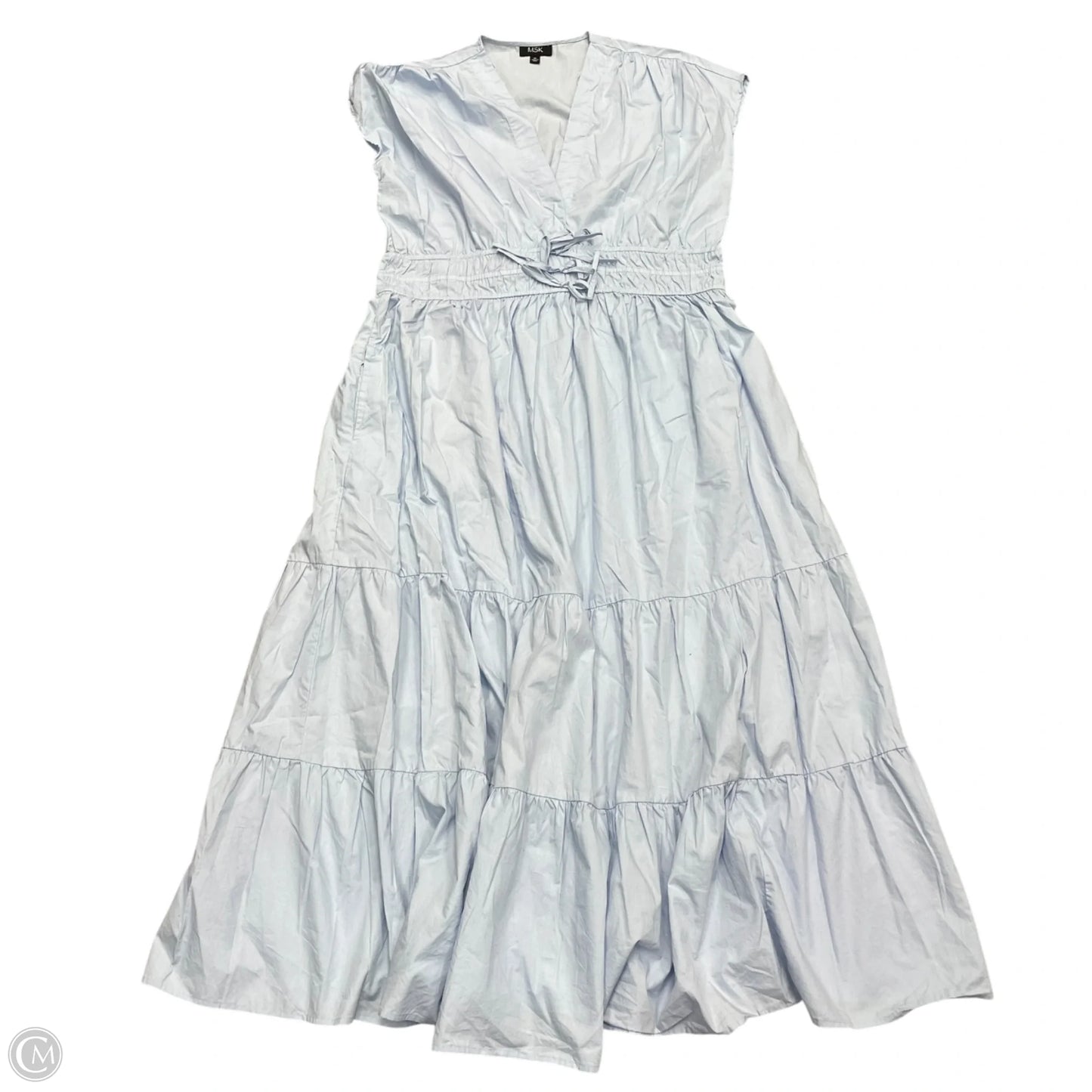 Dress Casual Maxi By Msk In Blue, Size: Xl