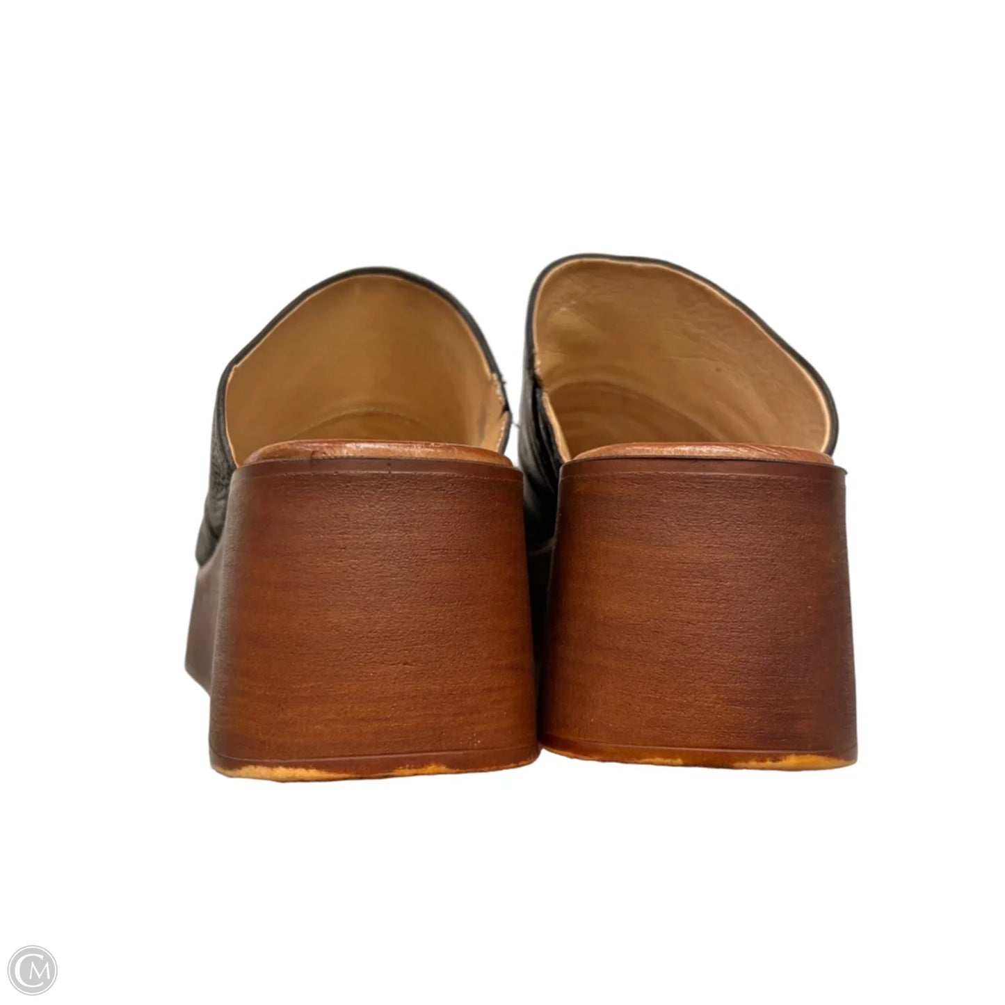 Sandals Heels Platform By Miz Mooz In Black, Size: 9.5