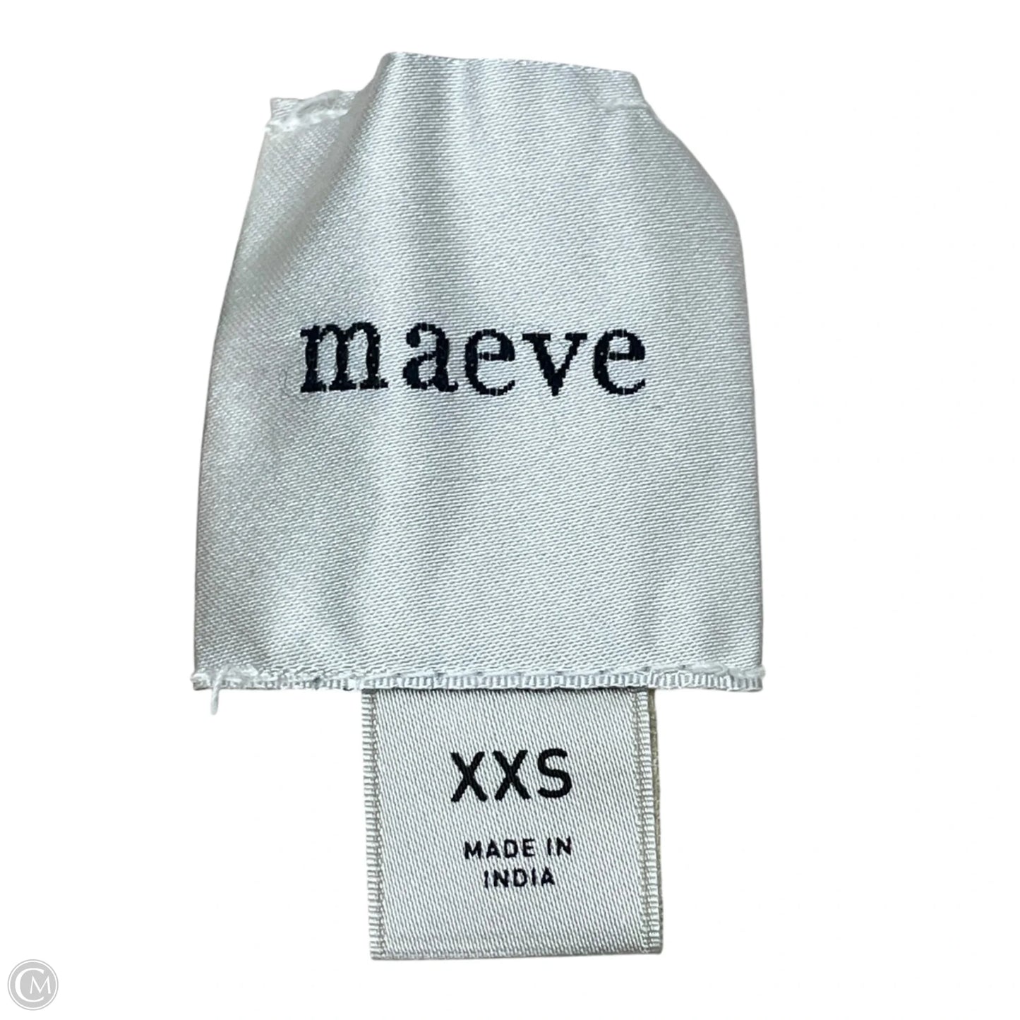 Top Short Sleeve By Maeve In Red & White, Size: Xxs