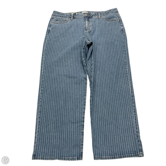 Jeans Wide Leg By Ava & Viv In Blue Denim, Size: 20