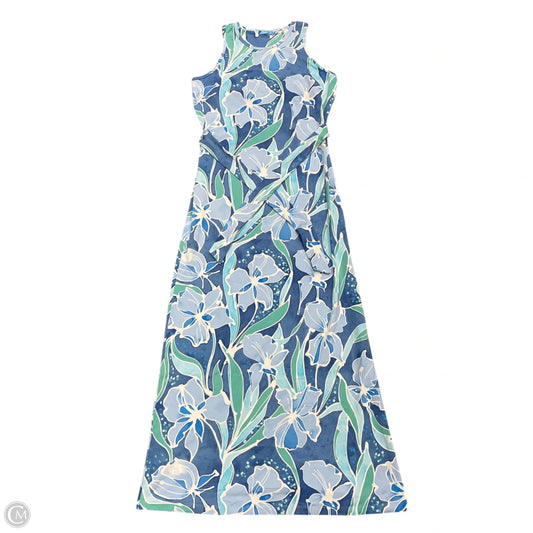 Dress Casual Maxi By J Mclaughlin In Blue & White, Size: S