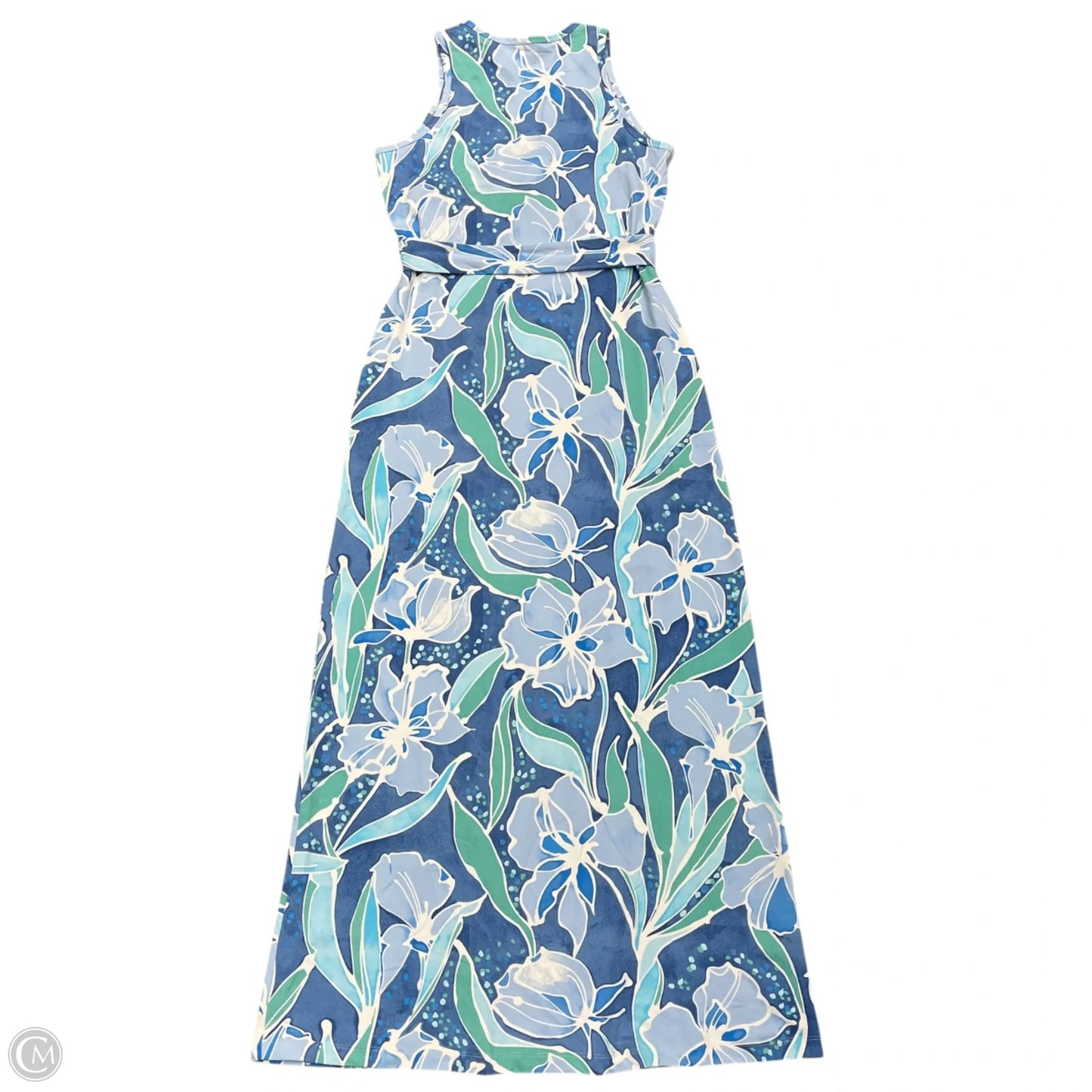 Dress Casual Maxi By J Mclaughlin In Blue & White, Size: S