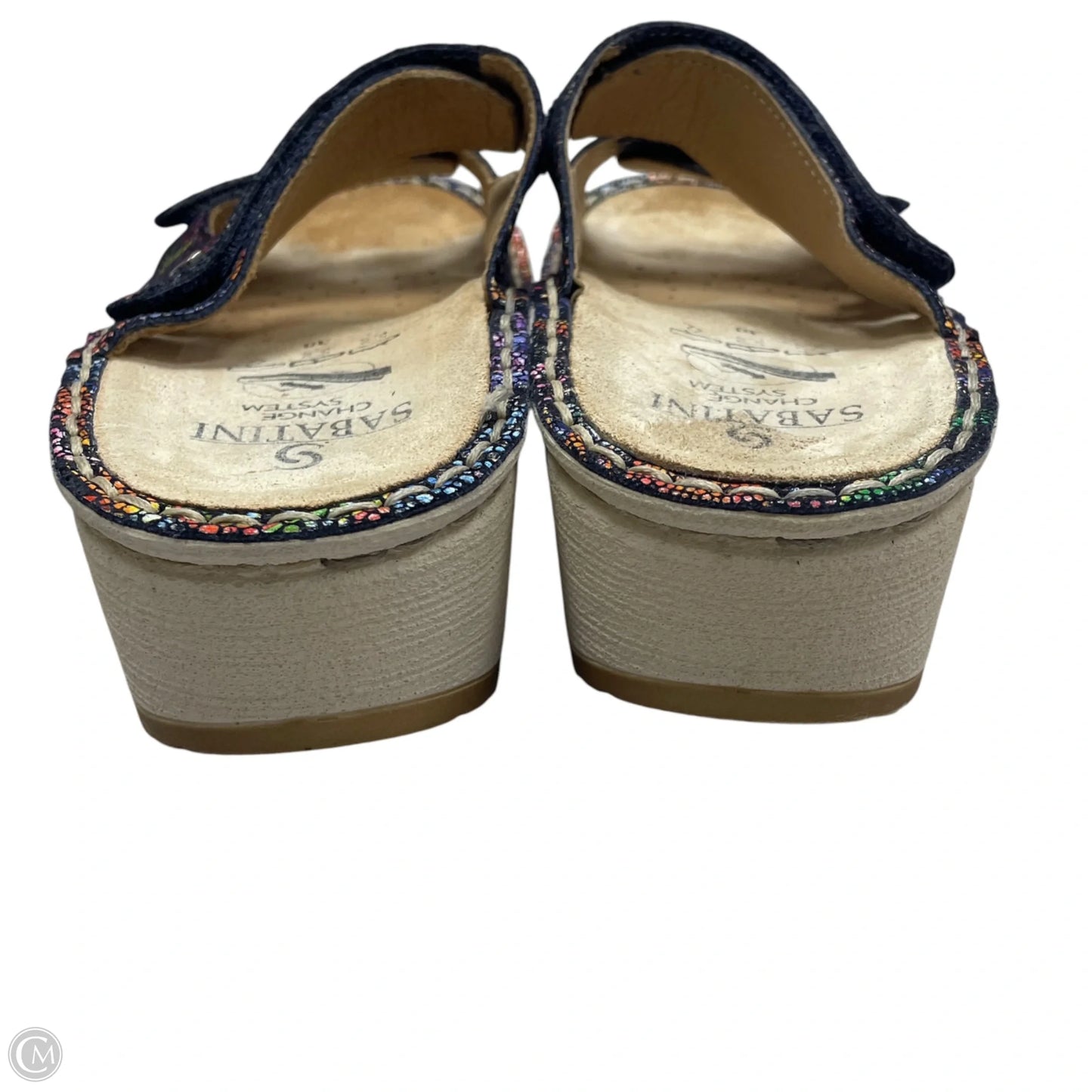 Sandals Flats By Cmc In Rainbow Print, Size: 7.5