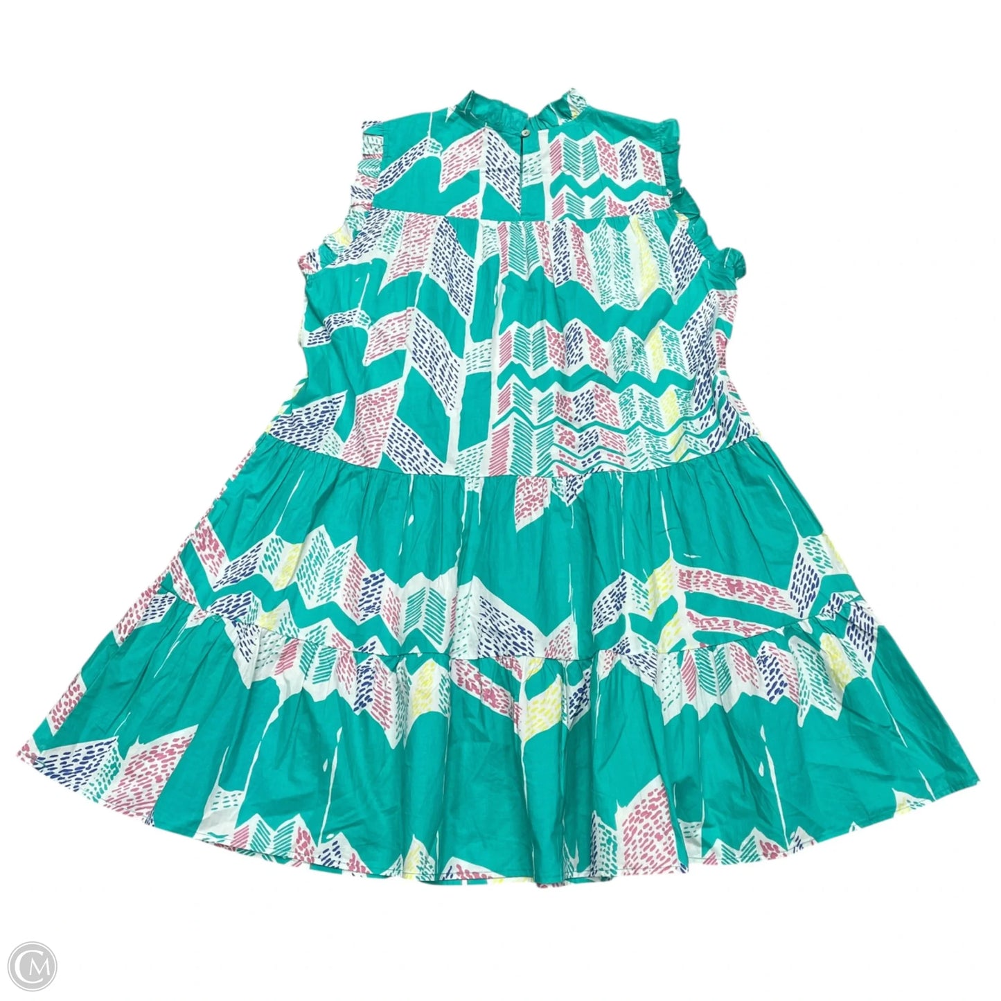 Dress Casual Short By Pinch In Blue & White, Size: M