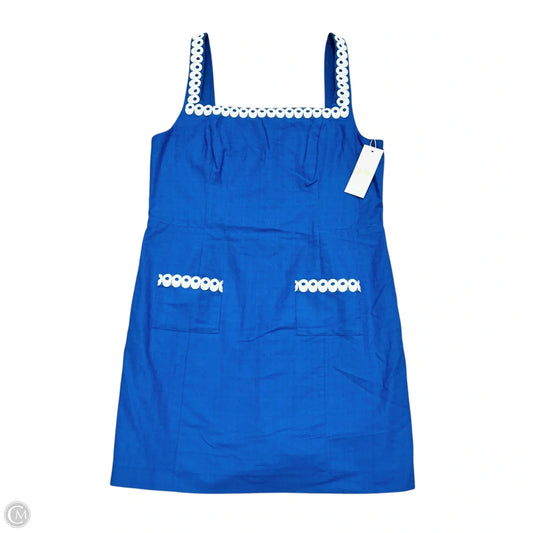 Dress Designer By Lilly Pulitzer In Blue & White, Size: L