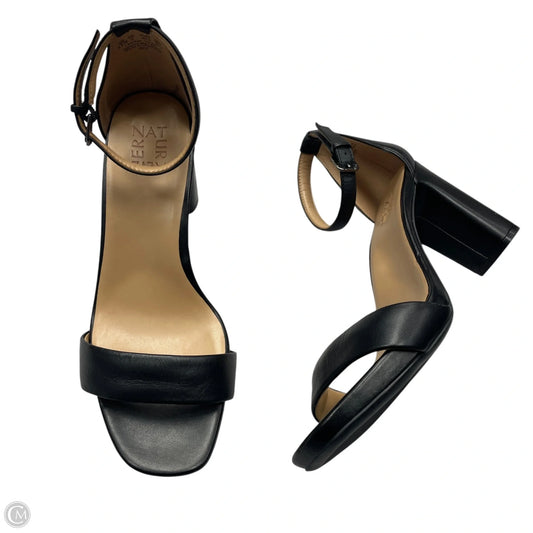 Sandals Heels Block By Naturalizer In Black, Size: 9.5