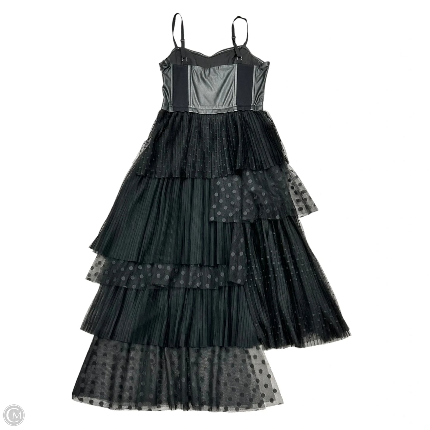 Dress Casual Maxi By Bcbgmaxazria In Black, Size: S