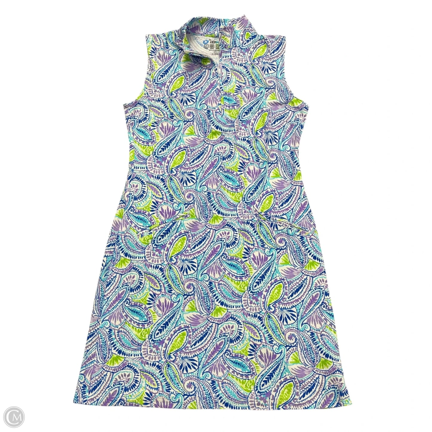 Athletic Dress By Ibkul In Blue & Purple, Size: S