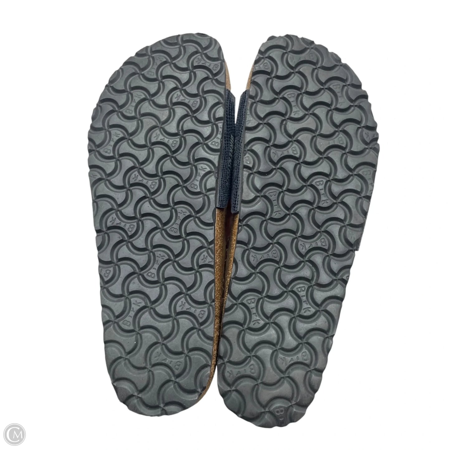 Sandals Flats By Birkenstock In Black, Size: 11