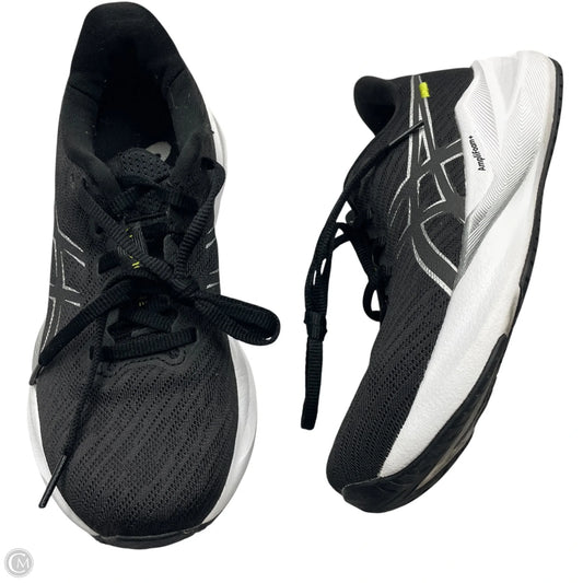 Shoes Athletic By Asics In Black & White, Size: 6