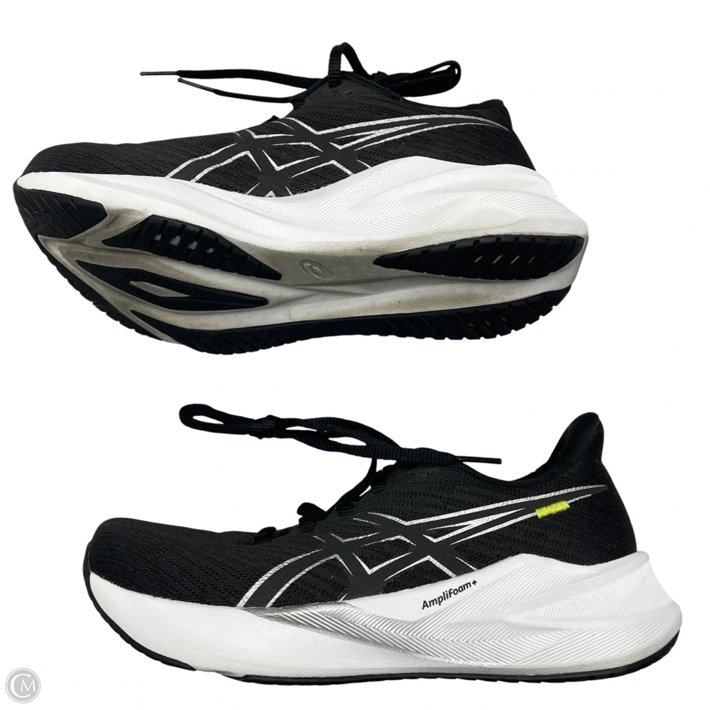 Shoes Athletic By Asics In Black & White, Size: 6