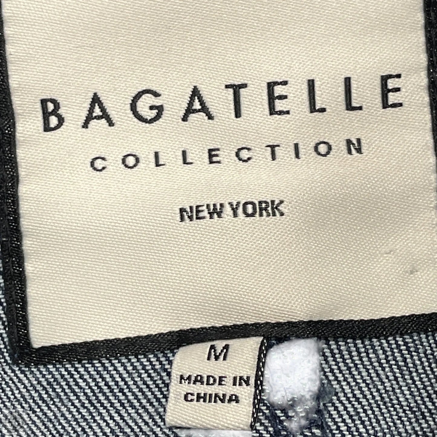 Jacket Denim By Bagatelle In Blue Denim, Size: M