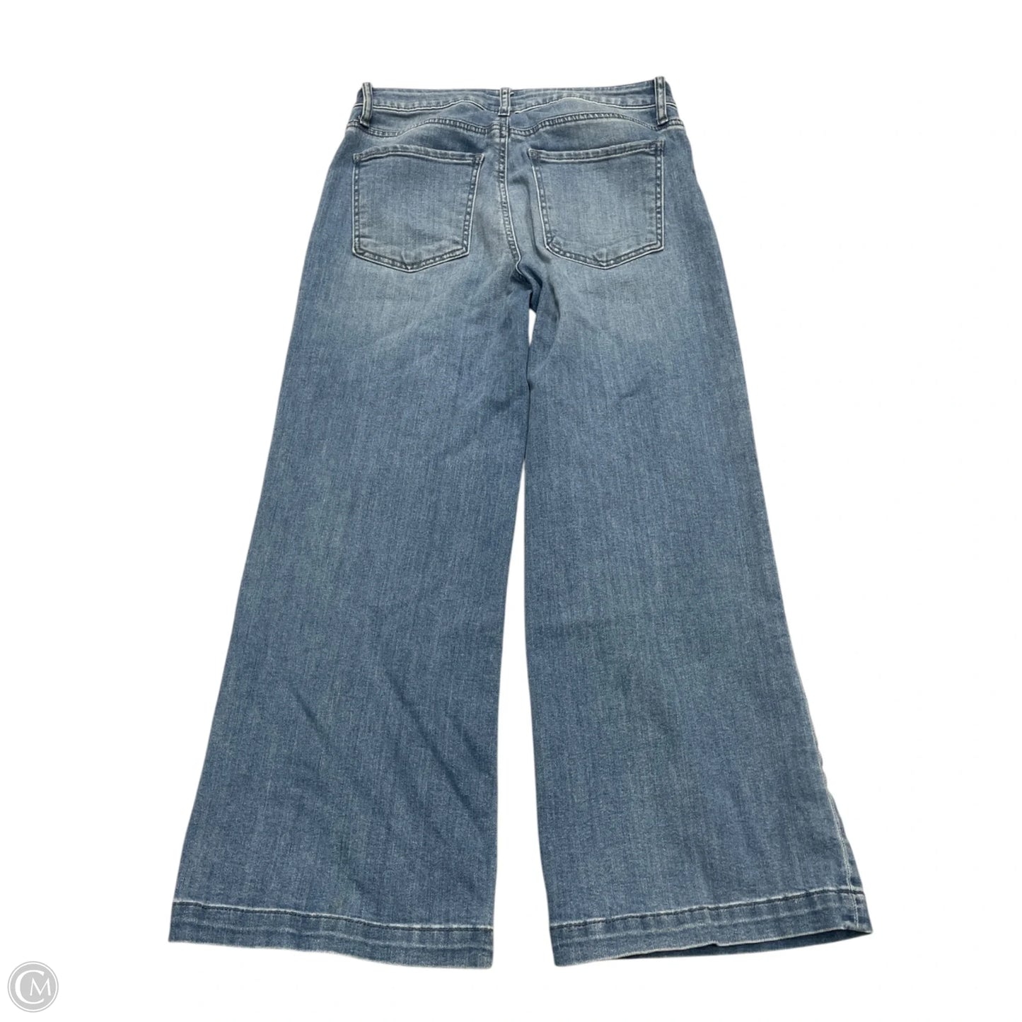 Jeans Wide Leg By Kut In Blue Denim, Size: 4