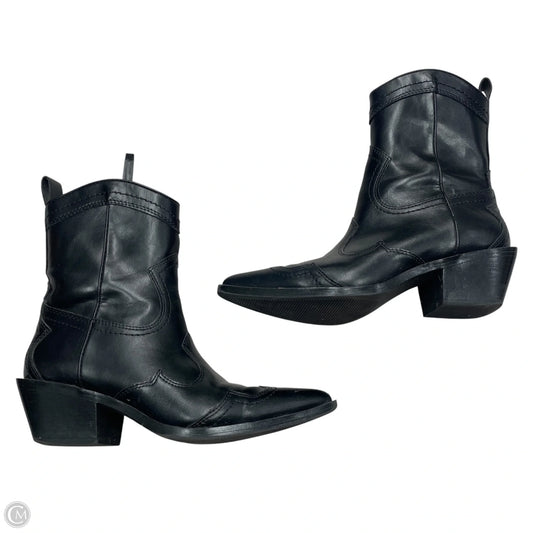 Boots Ankle Heels By Madden Girl In Black, Size: 6