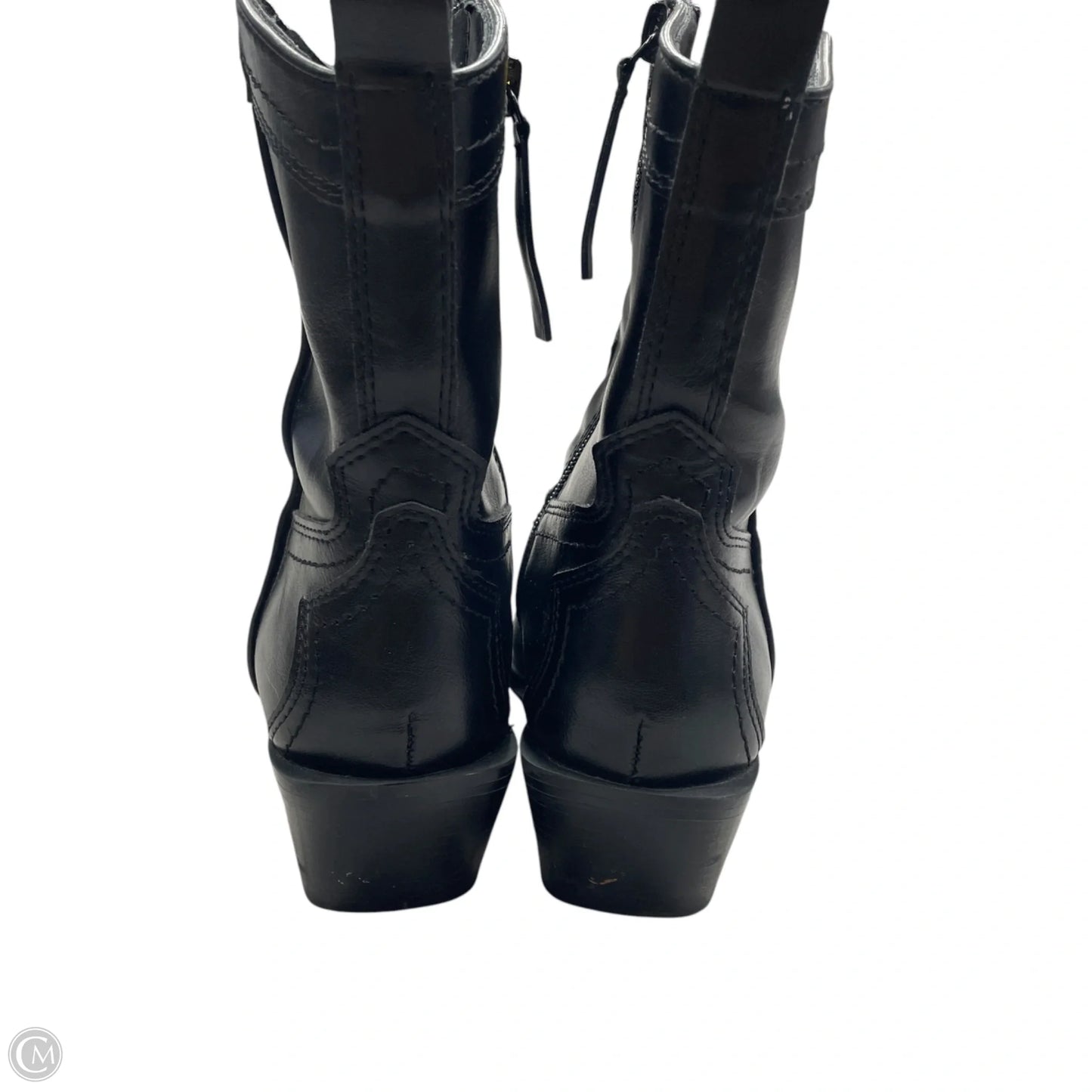 Boots Ankle Heels By Madden Girl In Black, Size: 6