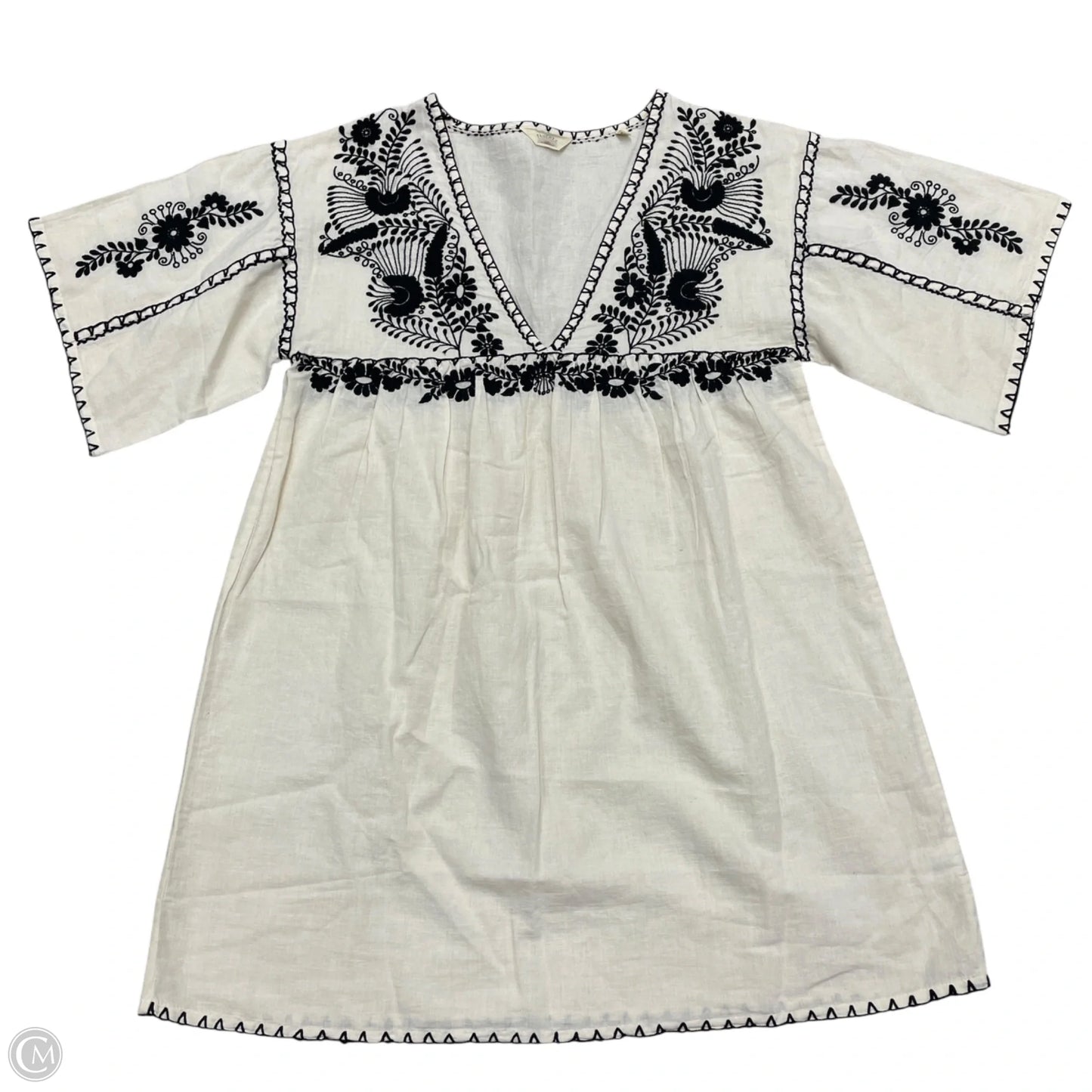 Dress Casual Short By Faherty In Black & Cream, Size: Xs