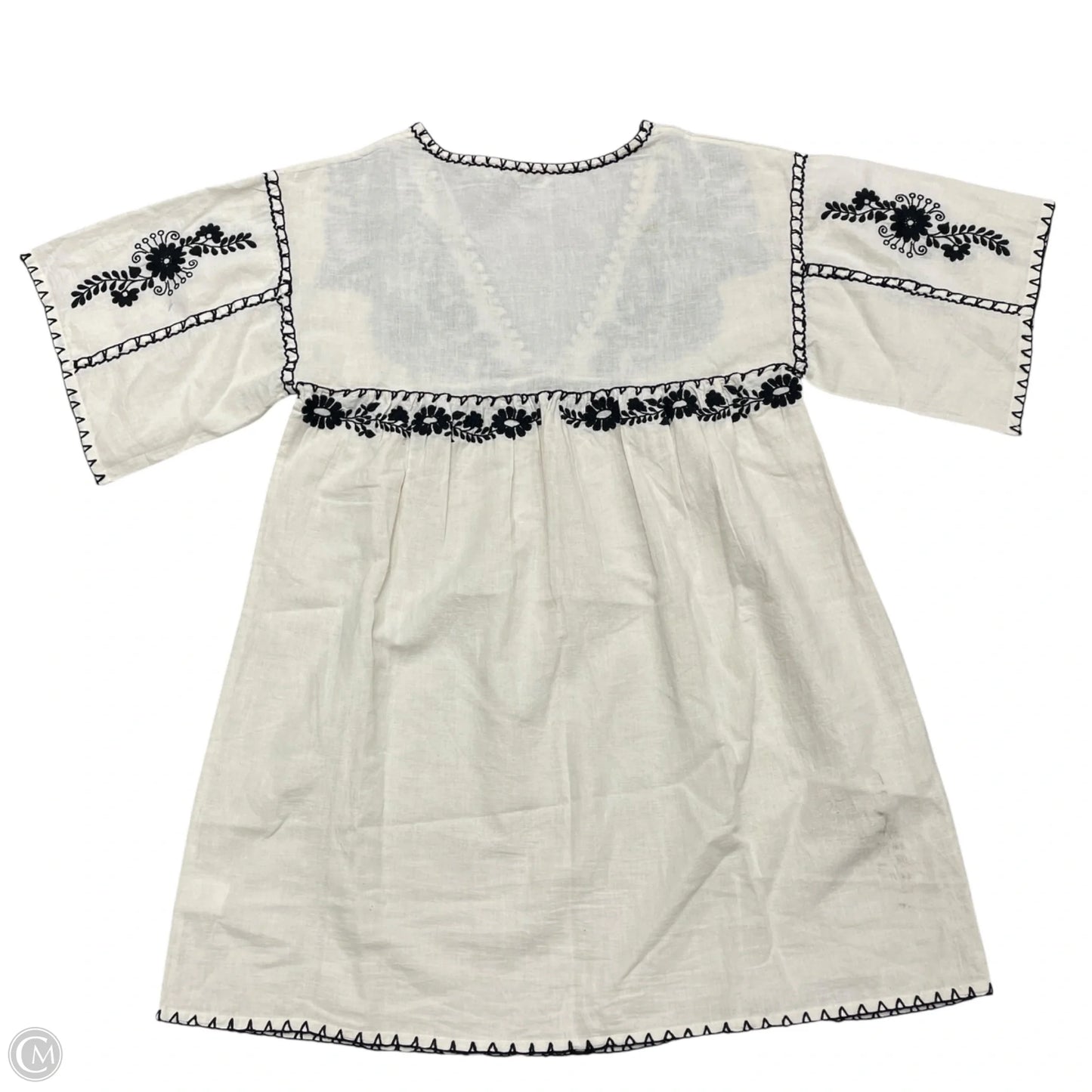 Dress Casual Short By Faherty In Black & Cream, Size: Xs