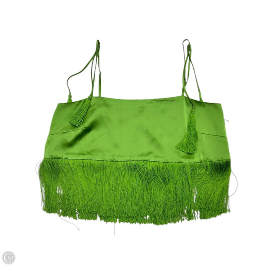 Top Sleeveless By Cinc A Sept In Green, Size: Xs