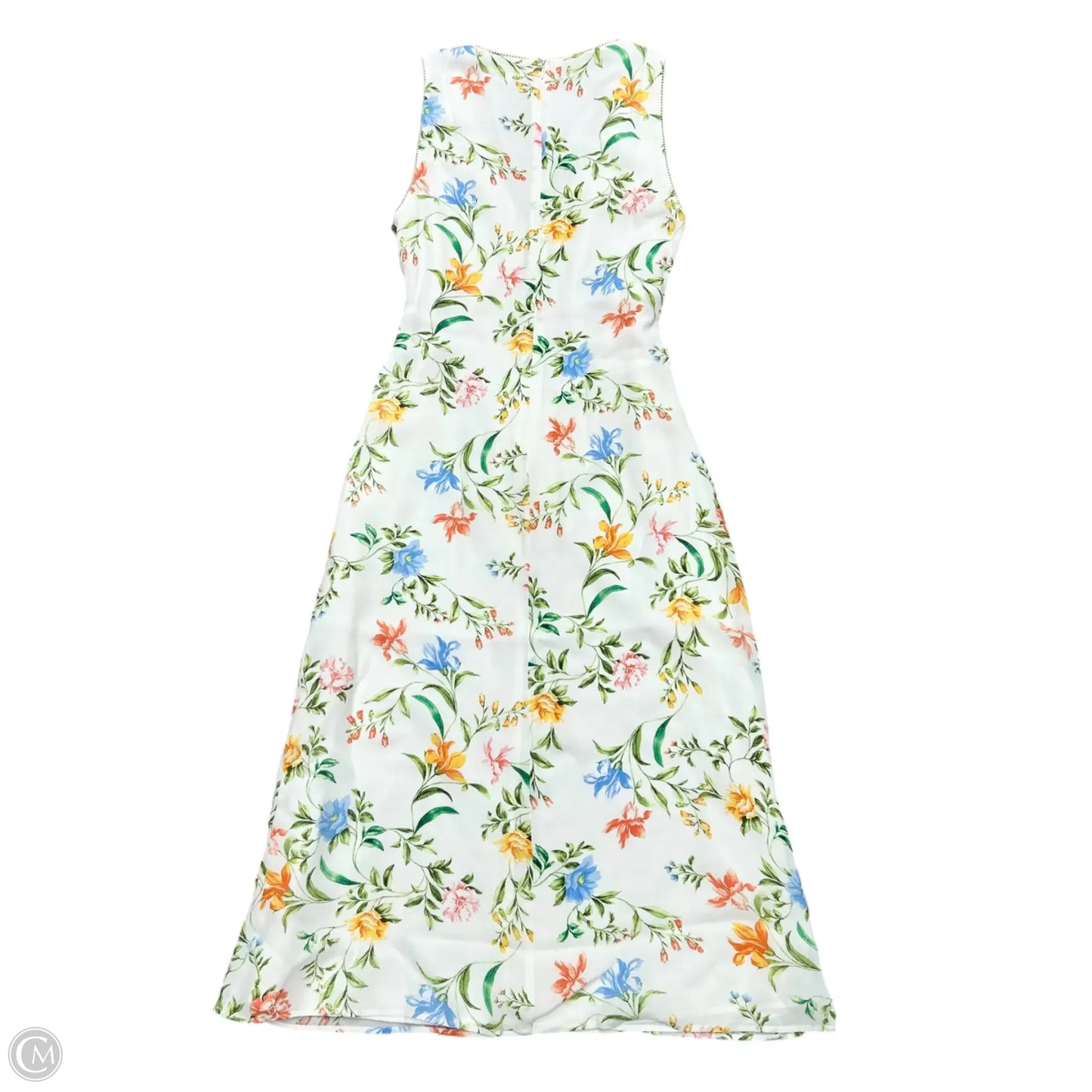 Dress Casual Midi By Wayf In Floral Print, Size: M