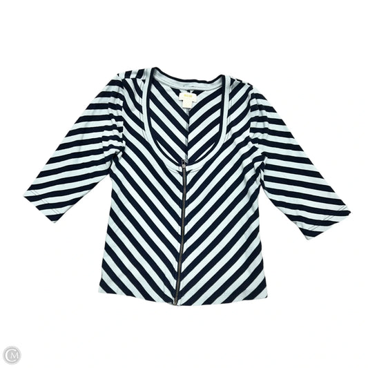 Top Short Sleeve By Maeve In Blue, Size: M