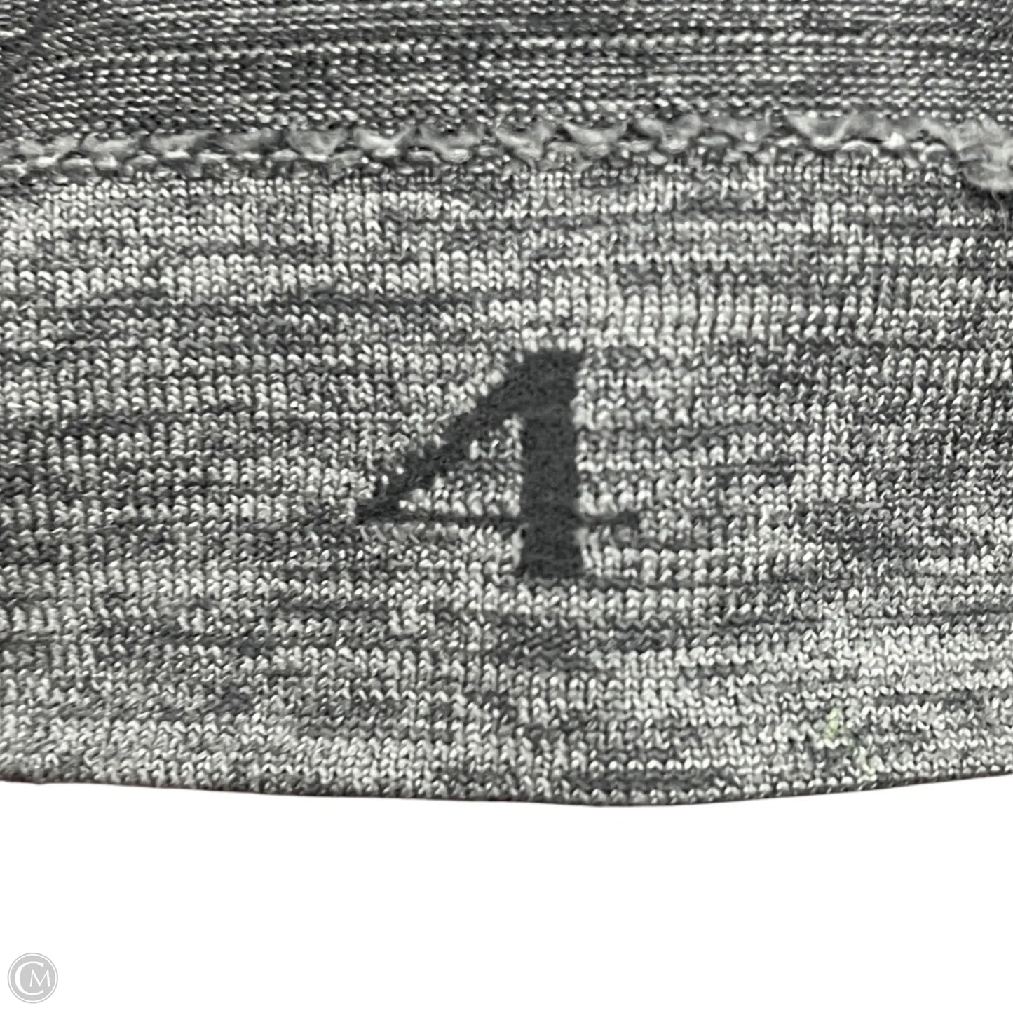 Athletic Top Short Sleeve By Lululemon In Grey, Size: S