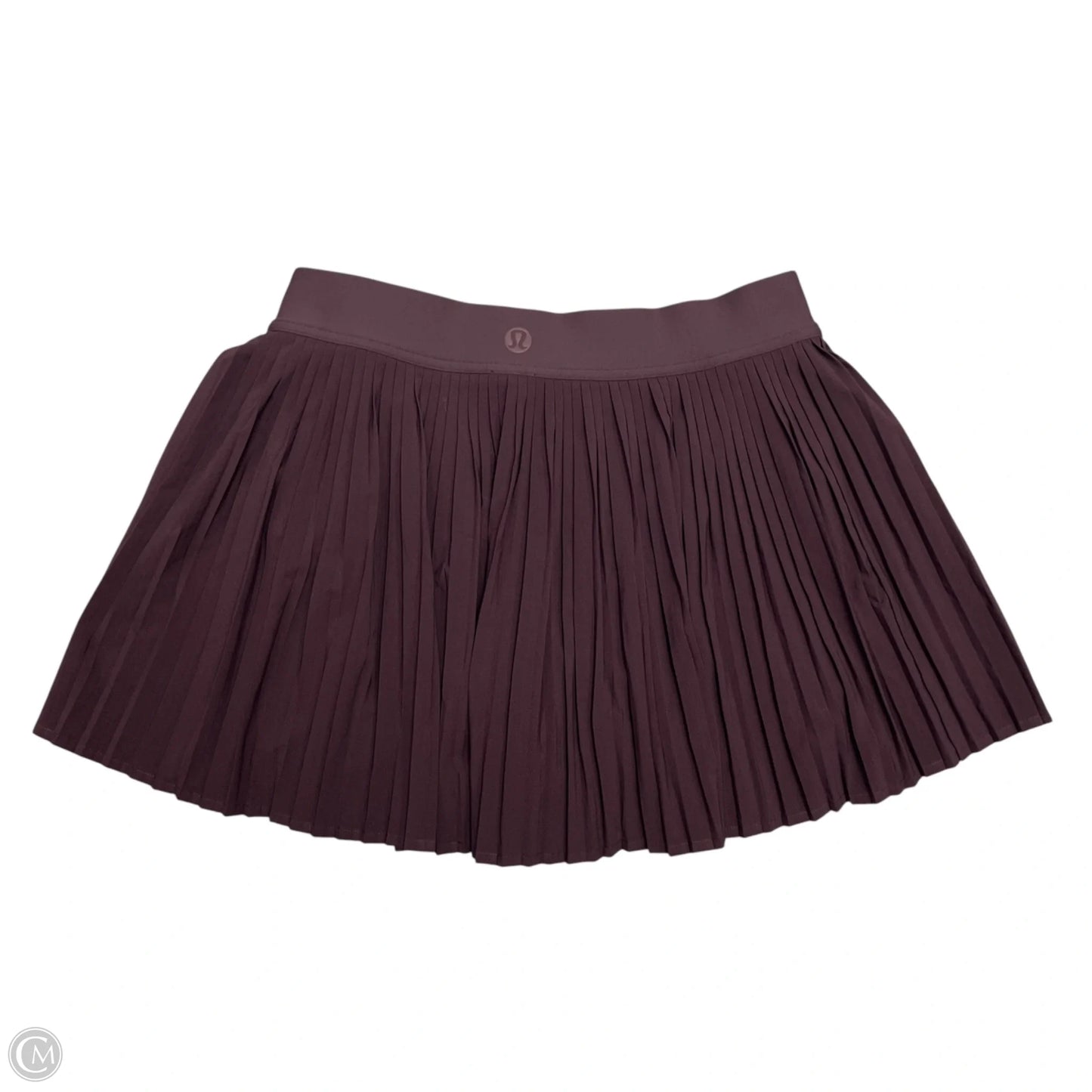 Athletic Skirt By Lululemon In Maroon, Size: S
